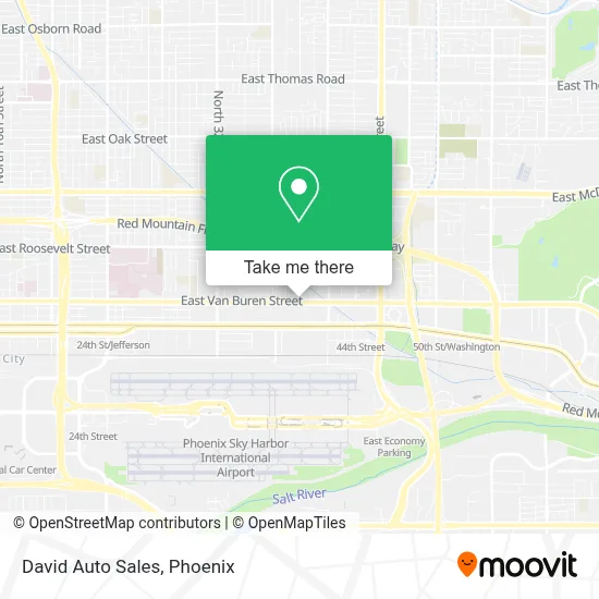 David Auto Sales map