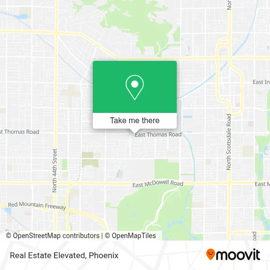 Real Estate Elevated map