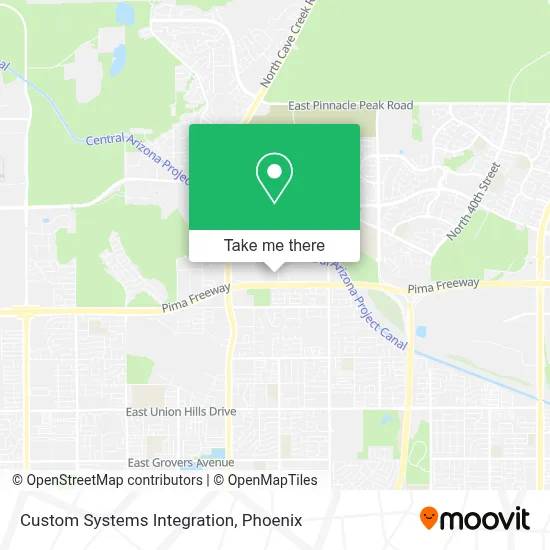 Custom Systems Integration map