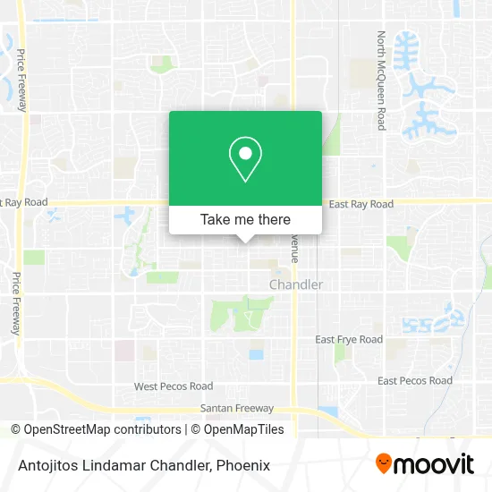 Antojitos Lindamar Chandler map