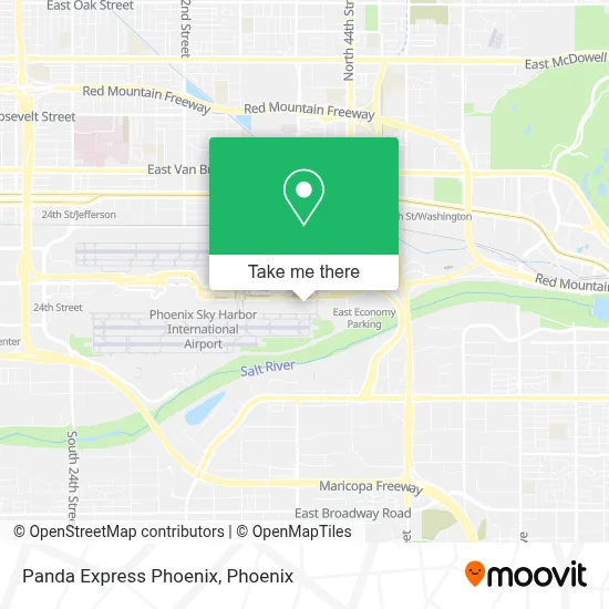 Panda Express Phoenix map