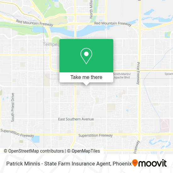 Patrick Minnis - State Farm Insurance Agent map
