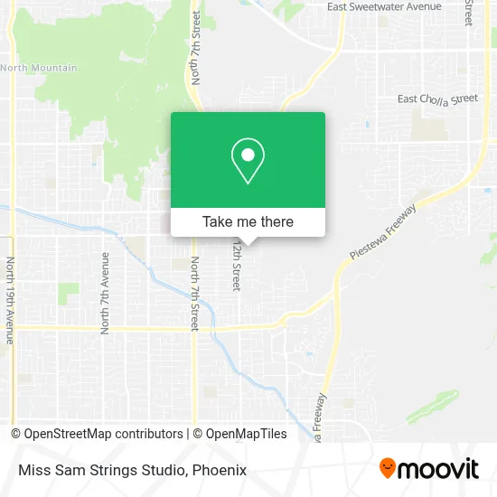 Miss Sam Strings Studio map