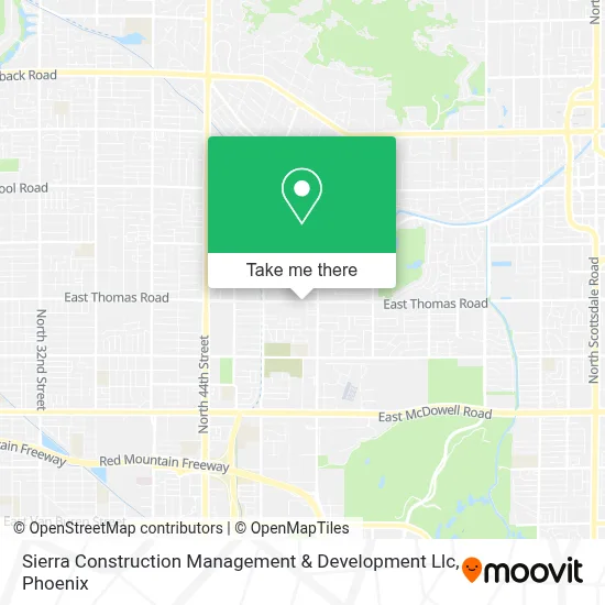 Sierra Construction Management & Development Llc map