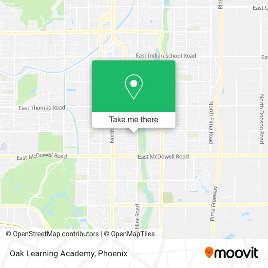 Oak Learning Academy map