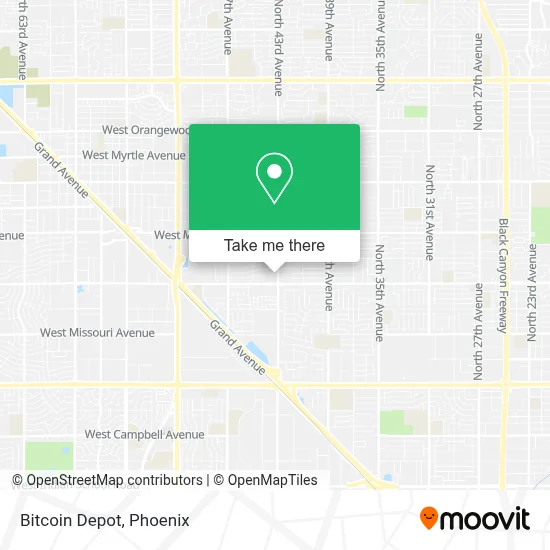 Bitcoin Depot map