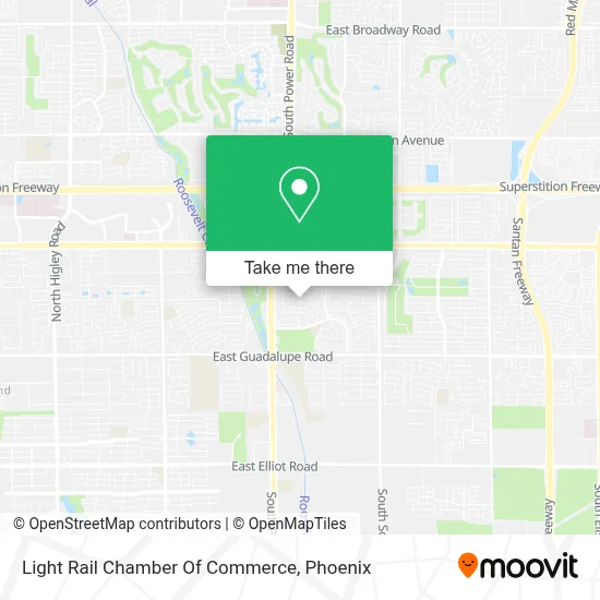 Light Rail Chamber Of Commerce map