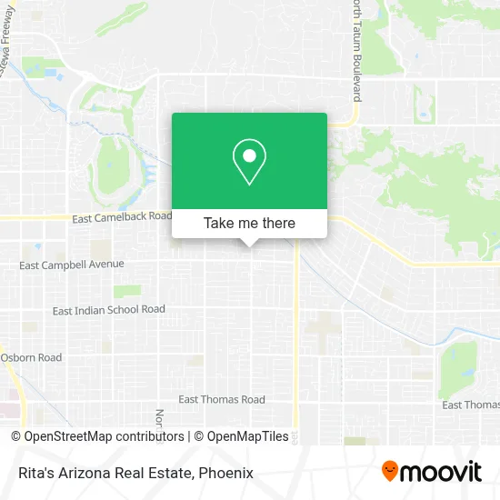 Rita's Arizona Real Estate map