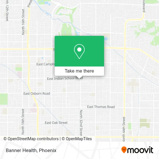 Banner Health map
