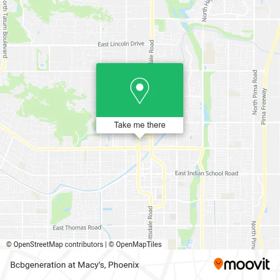 Bcbgeneration at Macy's map