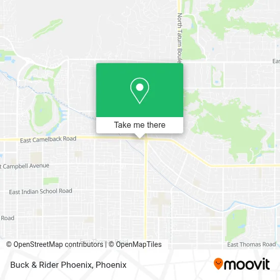 Buck & Rider Phoenix map