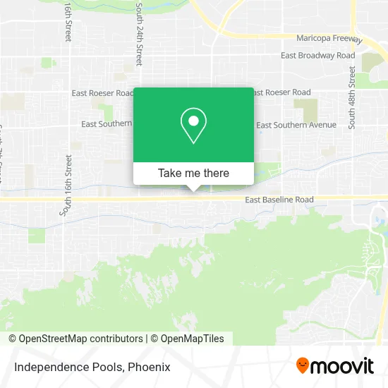 Independence Pools map