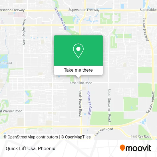 Quick Lift Usa map