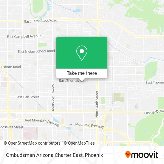 Ombudsman Arizona Charter East map