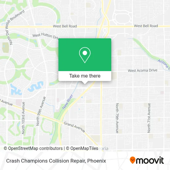 Crash Champions Collision Repair map