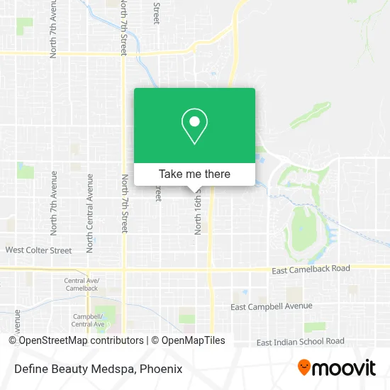Define Beauty Medspa map