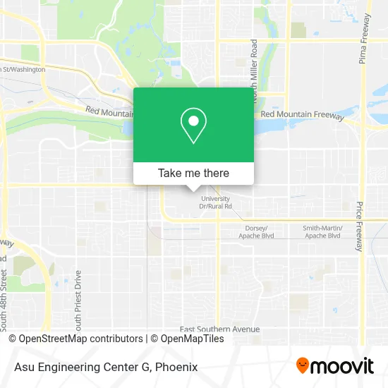 Asu Engineering Center G map
