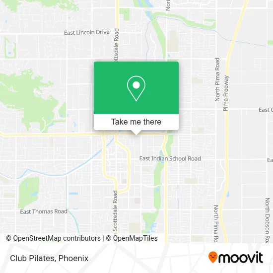 Club Pilates map