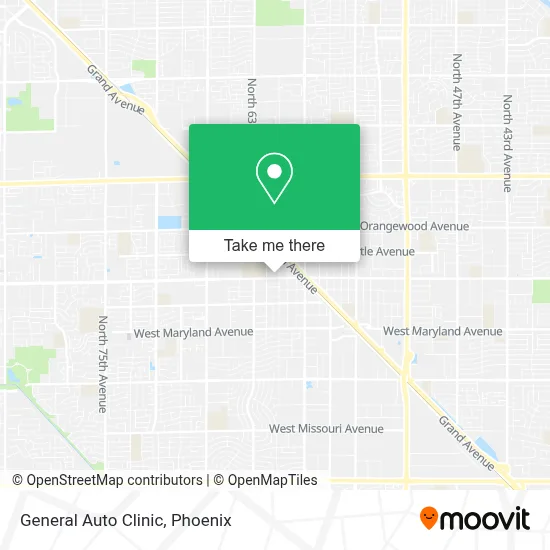 General Auto Clinic map