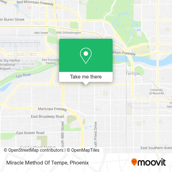 Miracle Method Of Tempe map