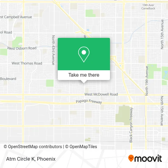 Atm Circle K map