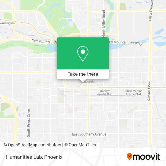 Humanities Lab map