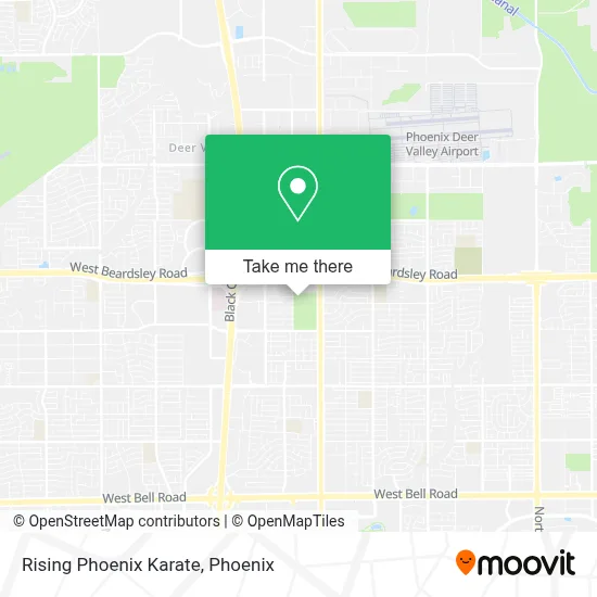 Rising Phoenix Karate map