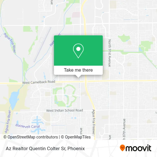 Az Realtor Quentin Colter Sr map