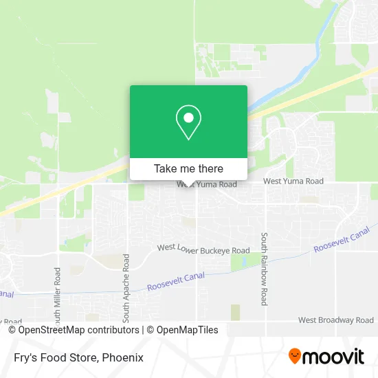Fry's Food Store map