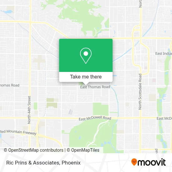 Ric Prins & Associates map