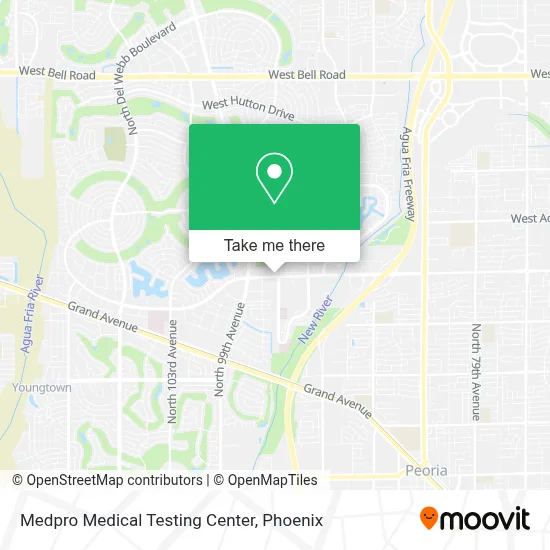 Medpro Medical Testing Center map