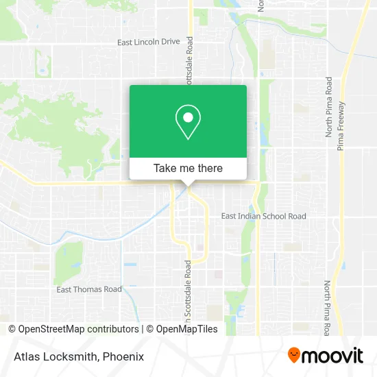 Atlas Locksmith map