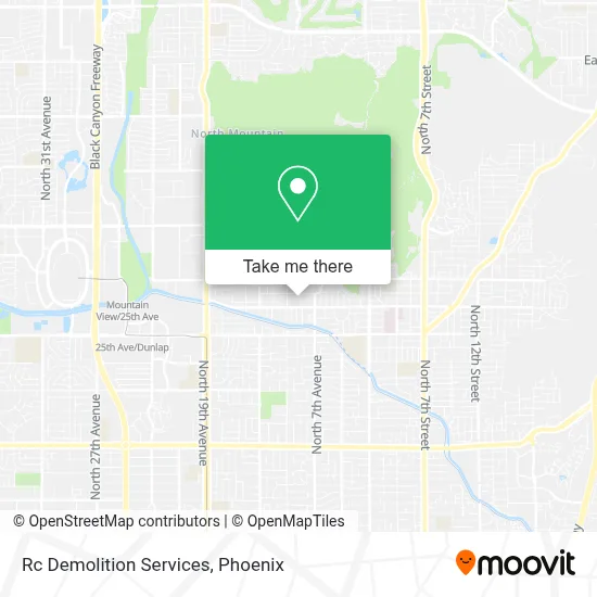 Rc Demolition Services map