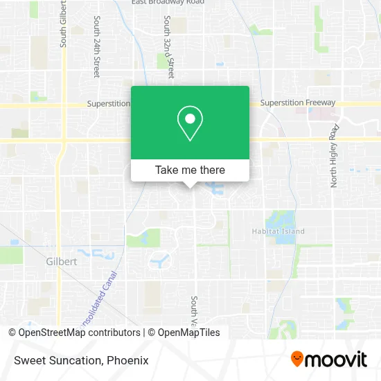 Sweet Suncation map