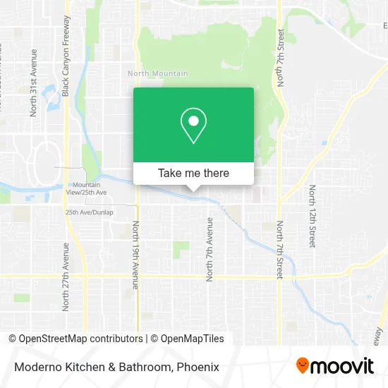 Moderno Kitchen & Bathroom map