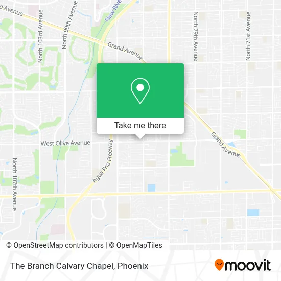 The Branch Calvary Chapel map