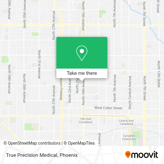 True Precision Medical map