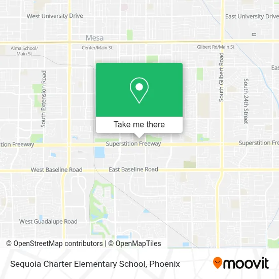 Sequoia Charter Elementary School map