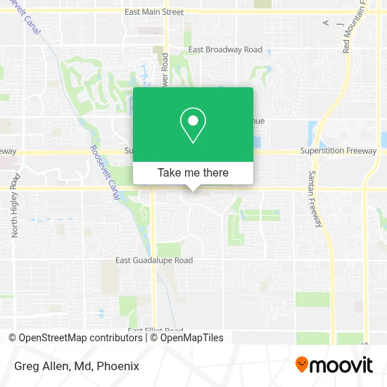 Greg Allen, Md map
