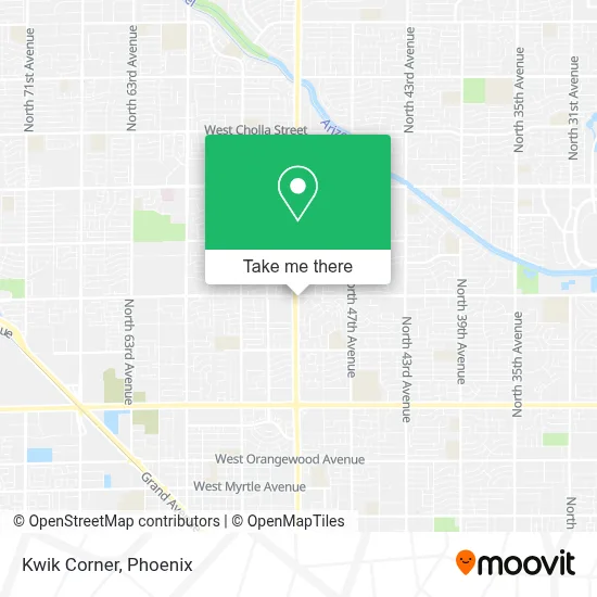 Kwik Corner map