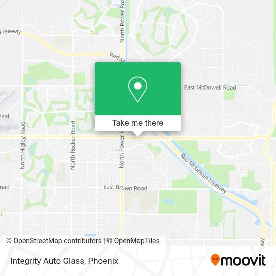 Integrity Auto Glass map