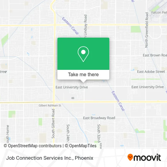 Job Connection Services Inc. map