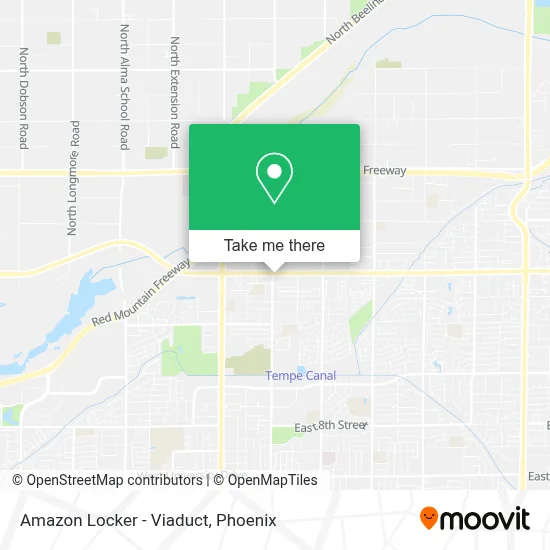 Amazon Locker - Viaduct map