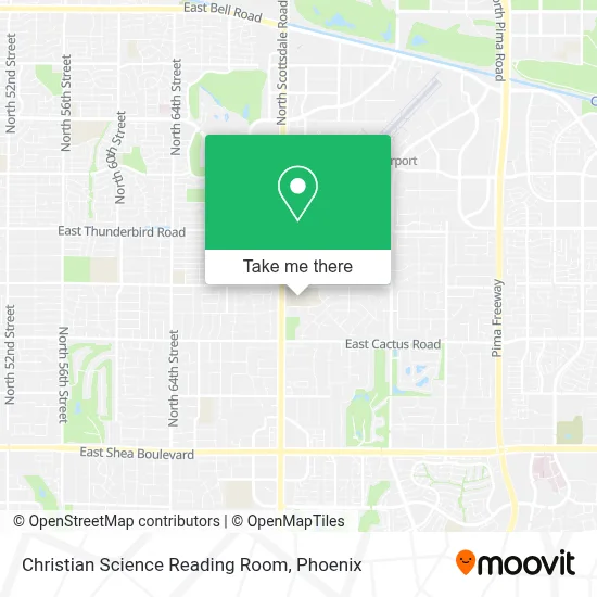Christian Science Reading Room map