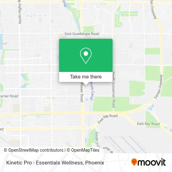 Kinetic Pro - Essentials Wellness map