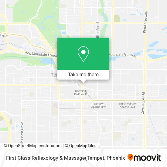 First Class Reflexology & Massage(Tempe) map
