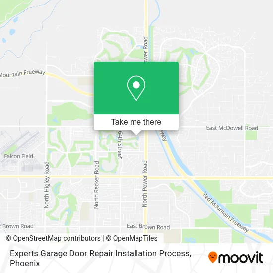 Experts Garage Door Repair Installation Process map