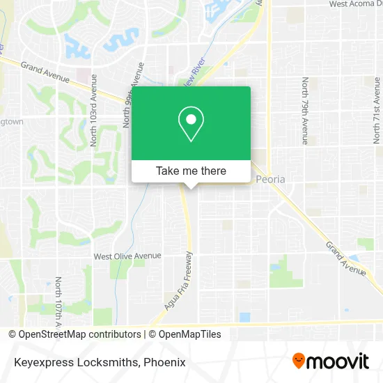 Keyexpress Locksmiths map