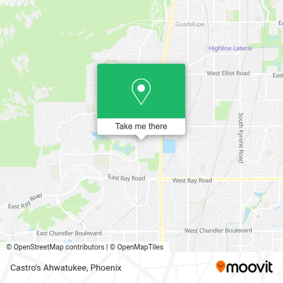 Castro's Ahwatukee map