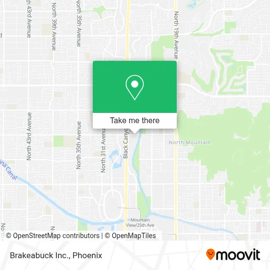 Brakeabuck Inc. map